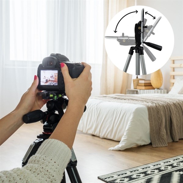 BUFFER® 360 Derece Ayarlanabilir Katlanabilir Profesyonel Çekime Uygun 150 cm Ayaklı Tripod