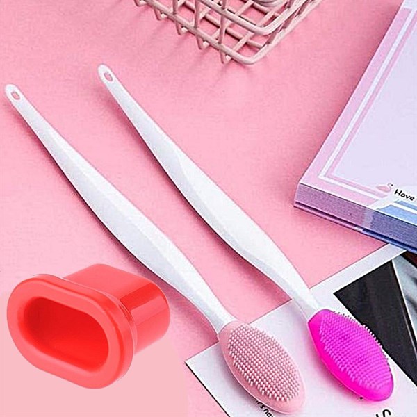 BUFFER® Dudak Fırçası Peeling Etkili Siyah Nokta Temizleyici Ve Fullips Doğal Dudak Dolgunlaştırıcı Seti