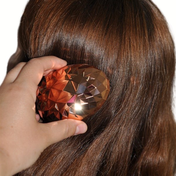 BUFFER® Rose Gold Saç Düzleştirici Tarak Geniş Aralıklı Her Saç Tipine Uygun Fırçalı Saç Düzleştirici